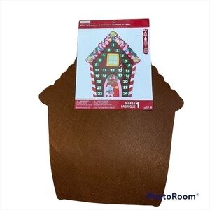 Creatology Gingerbread Advent Calendar House NWT Kids Craft Felt
